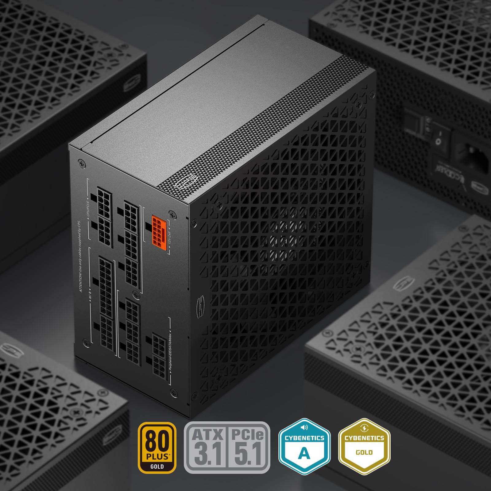 Amazon | PCCOOLER CPS YS1200 電源、1200W 80 Plus Gold 認定 完全