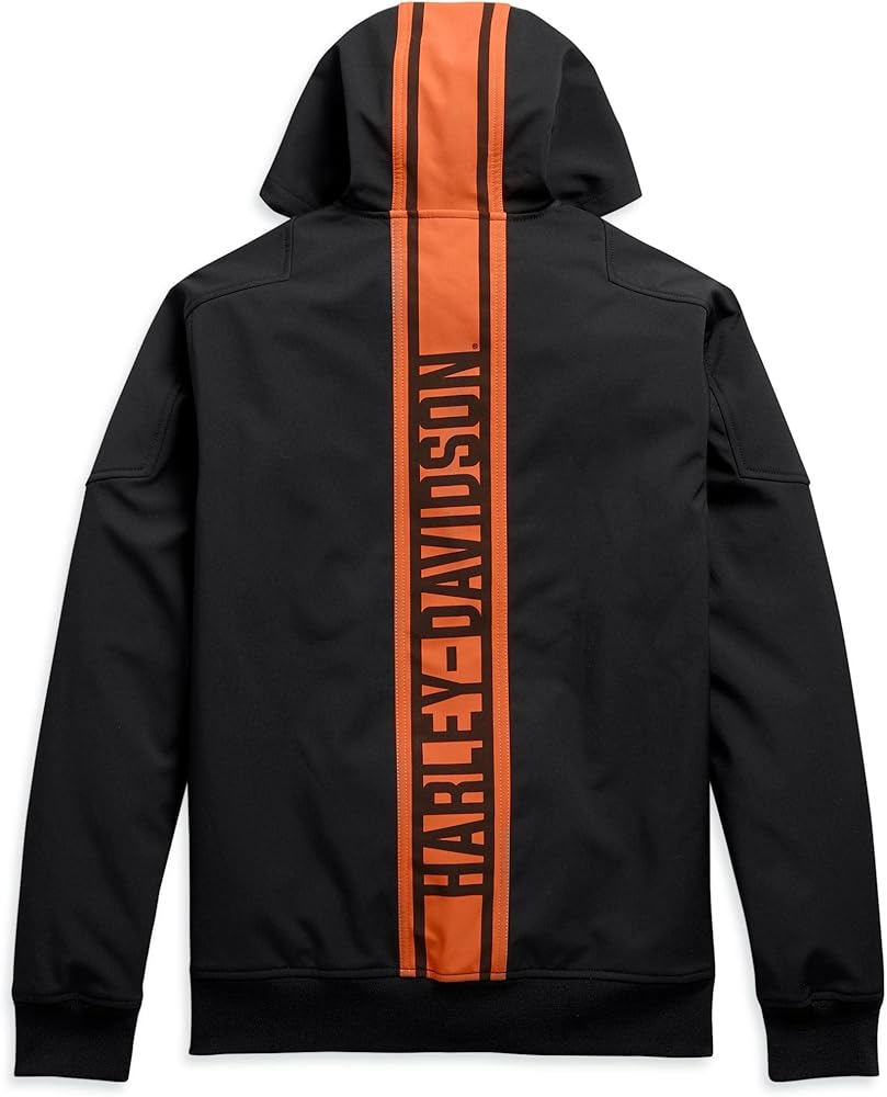 Amazon.com: Harley-Davidson Men's Vertical Stripe Hooded Stretch