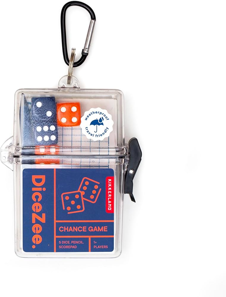 Amazon.com: Kikkerland DiceZee Travel Game : Toys & Games