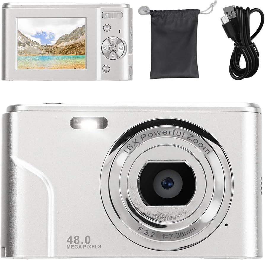Amazon.com : Jiawu Vlogging Camera, 48MP HD Digital Camera with