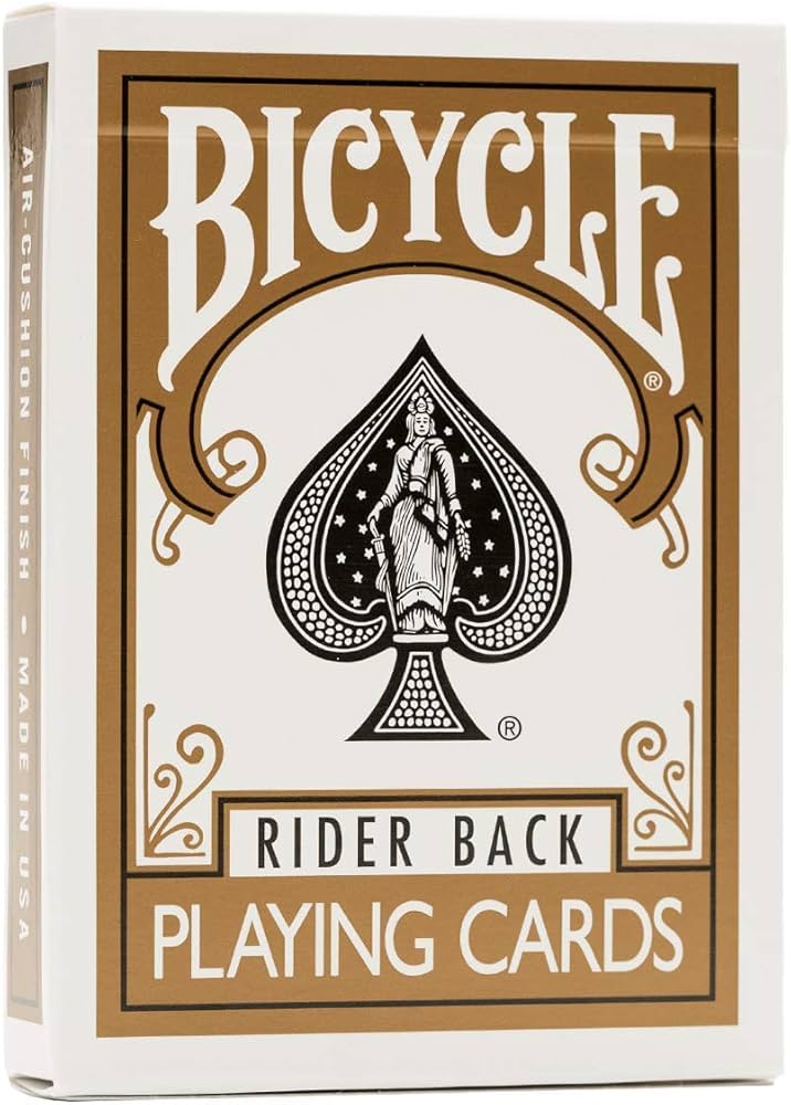 Amazon.co.jp: Bicycle Gold Rider Back トランプ : おもちゃ