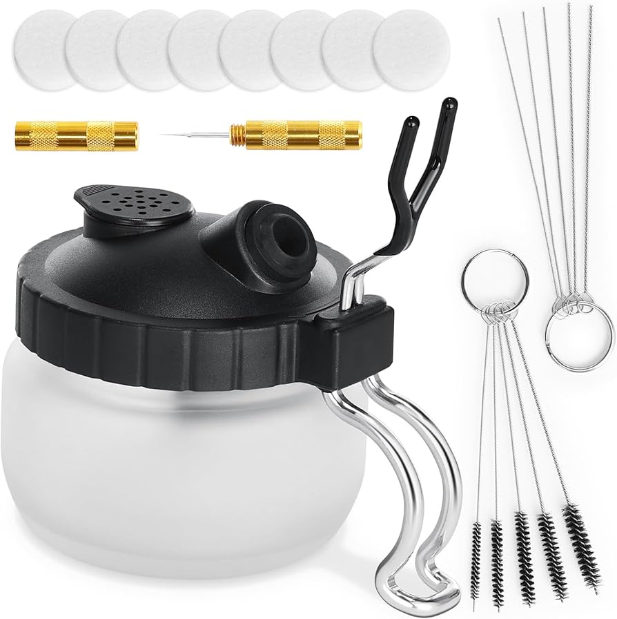 Amazon.co.jp: Oasser エアブラシ クリーナーポット エアーブラシ用