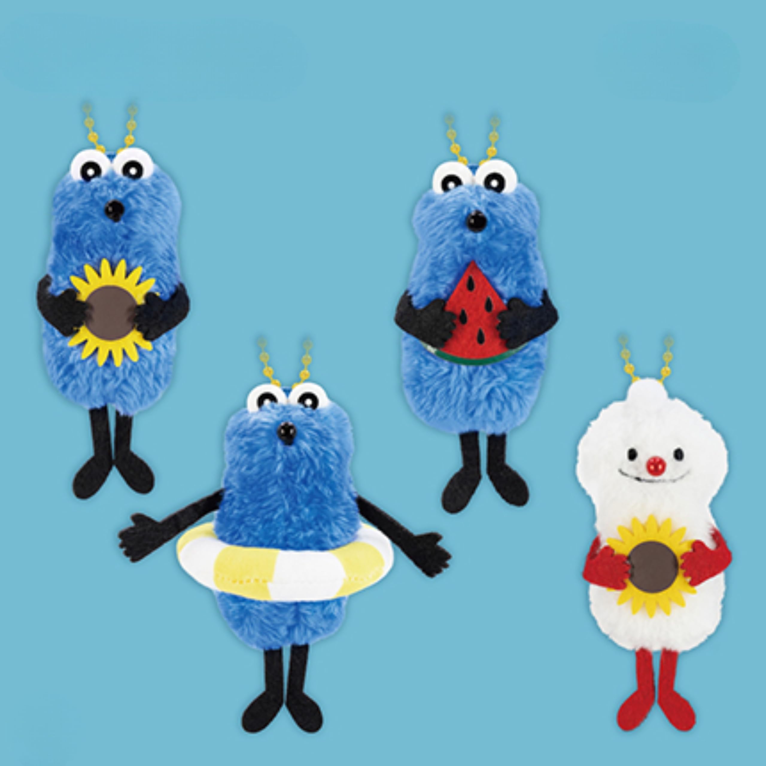 Amazon.co.jp: パペットスンスン ぬいぐるみマスコット Summer ver. 全