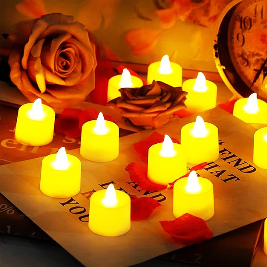 Amazon.co.jp : wowjimi LEDキャンドルライト 24個入り ろうそく灯