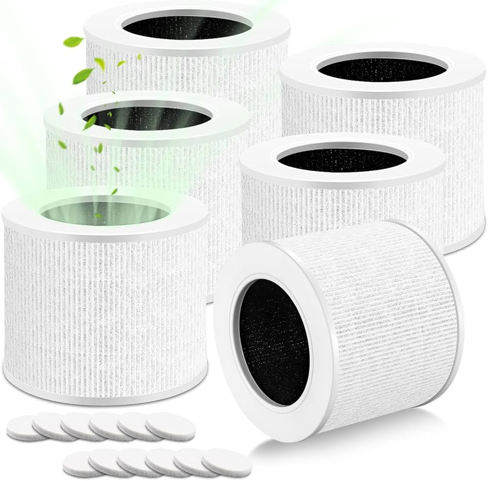 Amazon.com: 6 Pack Core Mini Replacement Filter for LEVOIT Air