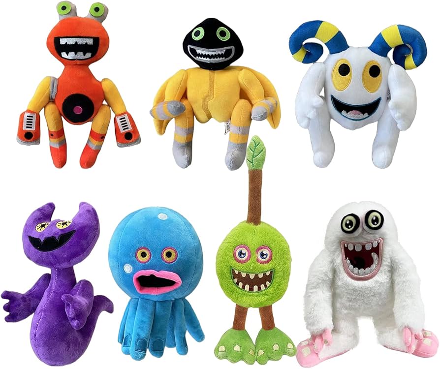 Amazon.com: WESOPAN 7pcs My Singing Monsters Plush, 12 Inch Soft