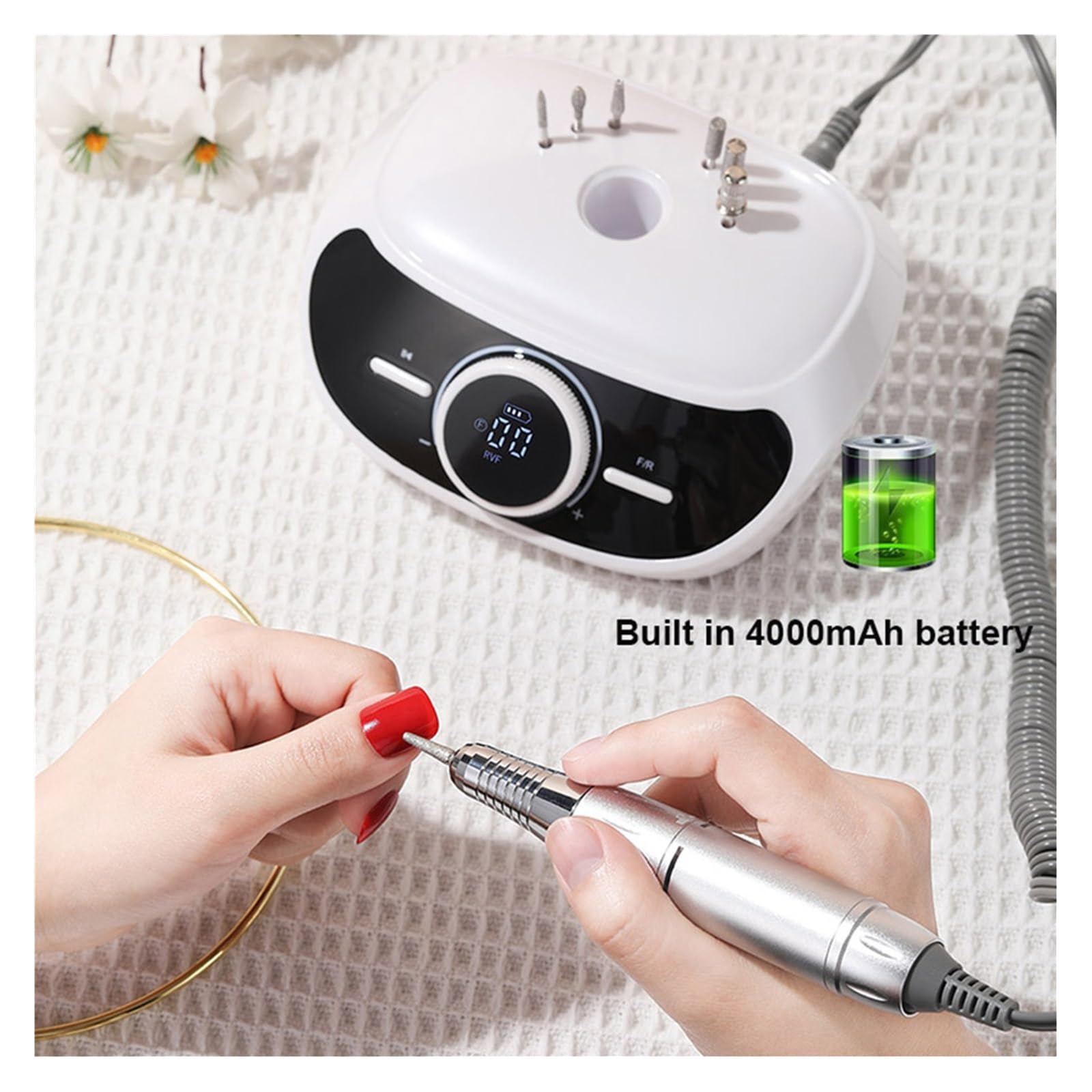 ネイルマシン 最大35000 RPM Amazon.co.jp: 電動ネイルマシン 充電式