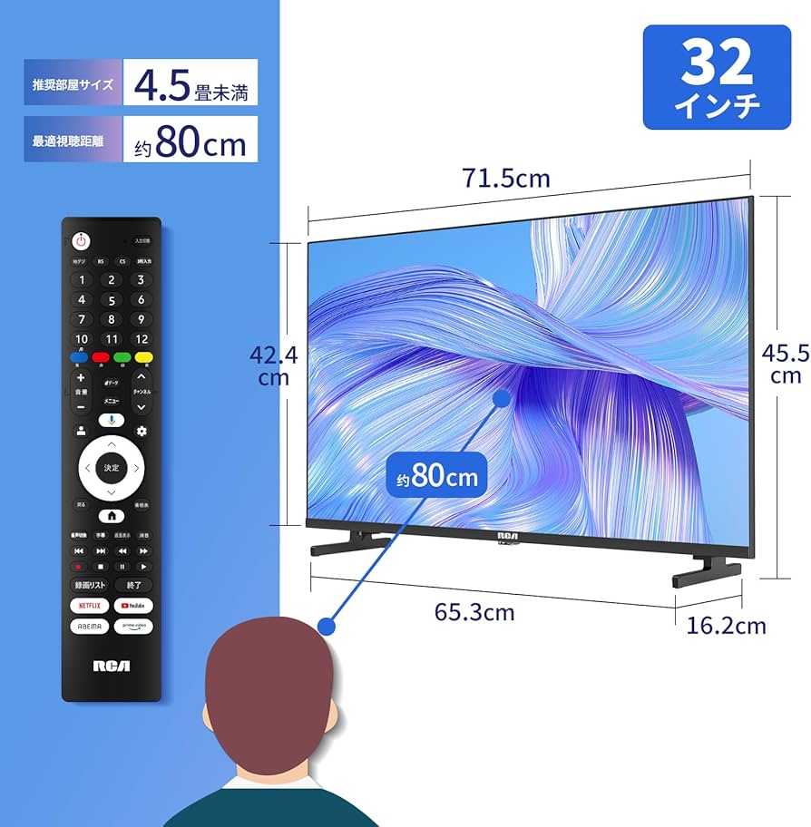 Amazon | RCA 32型 テレビ Google TV ハイビジョン ネット動画対応