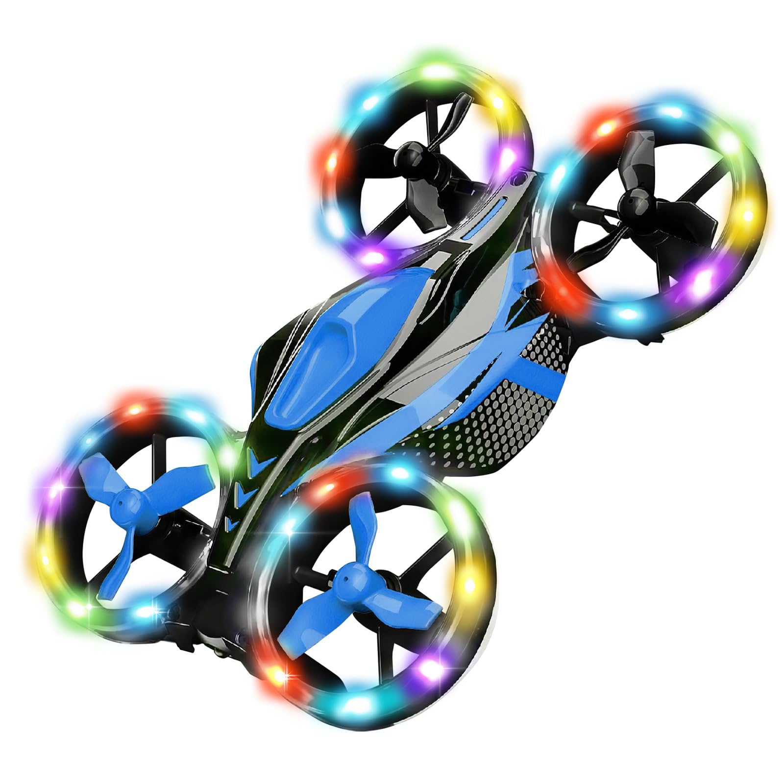 Amazon | Hitec ハイテック LEDライトドローン フラッシュ ブルー RTF