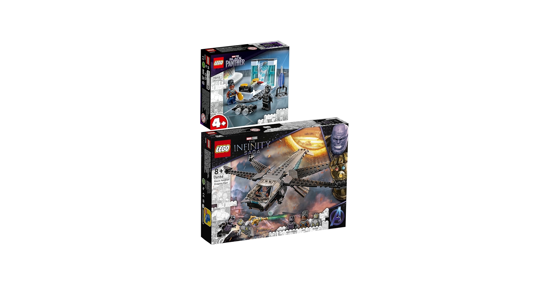 Amazon.com: Lego 2 Ser: 76212 Shuris Lab & 76186 Black Panthers