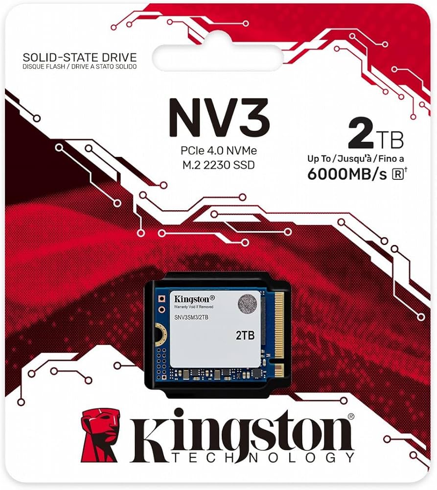 Amazon | Kingston NV3 NVMe PCIe 4.0 内蔵SSD 2TB M.2 2230-SNV3SM3