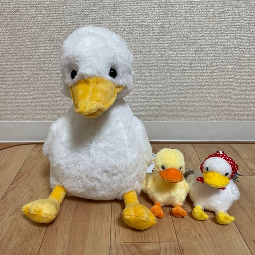 Amazon.co.jp: ペタペタアヒル隊 ぬいぐるみ 3品セット : おもちゃ