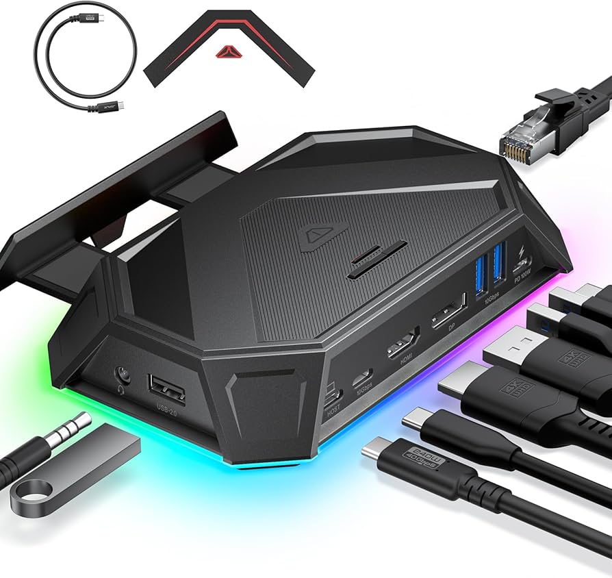 Amazon.com: JSAUX RGB Docking Station for Steam Deck (OLED)/ROG