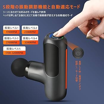 Amazon | JKMEE 筋膜リリースガン ハンディガン最速3200回/分 AI自適応