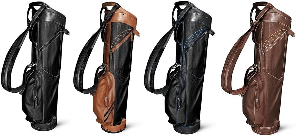 Amazon | Sun Mountain 2024 レザーゴルフサンデーバッグ | Sun