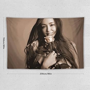 Amazon.co.jp: 安室 奈美恵 (69) タペストリー ポスター 壁飾り 背景布