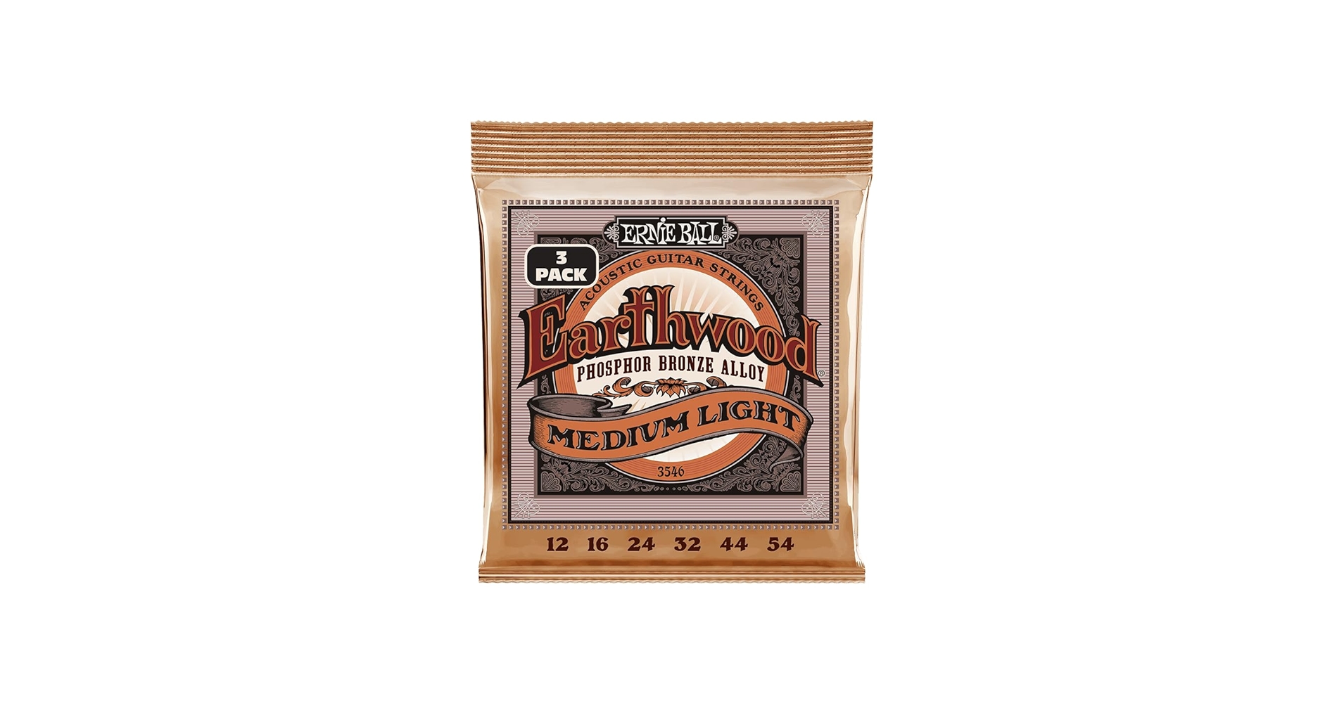 Amazon.com: Ernie Ball Earthwood Medium Light Phosphor Bronze