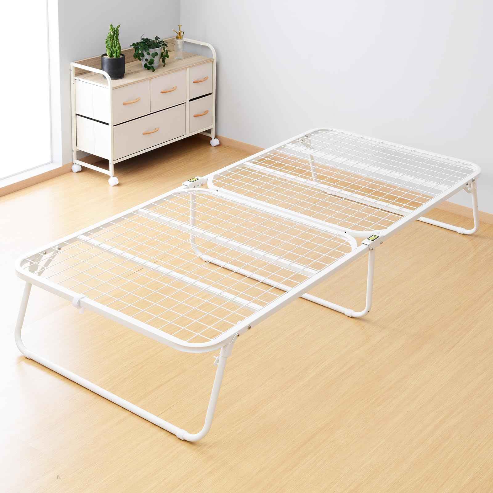 Amazon｜山善(YAMAZEN) ベッド 折りたたみベッド 【完成品】 ベッド