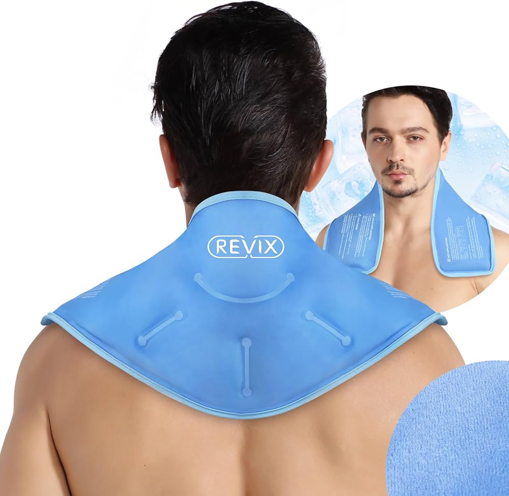 Amazon.com: REVIX Neck Ice Pack Wrap – Reusable Hot Cold Gel Pack