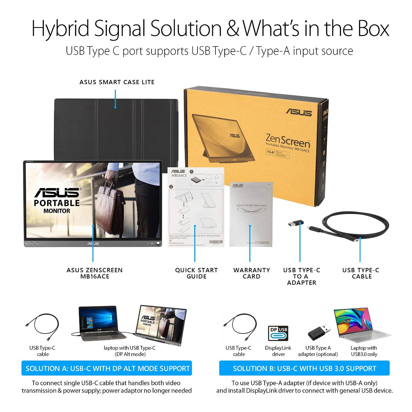 Amazon.com: ASUS ZenScreen 15.6” 1080P Portable USB Monitor