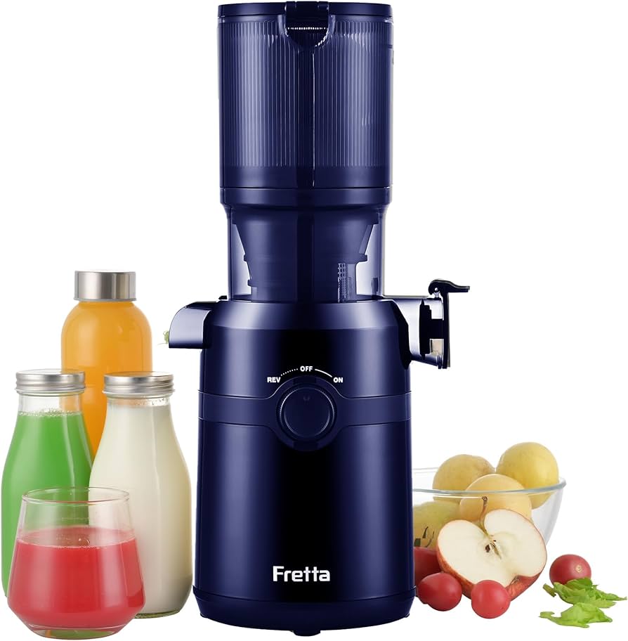 Amazon.co.jp: Fretta ジューサー 10.8cm広い投入口 1L大容量 スロー
