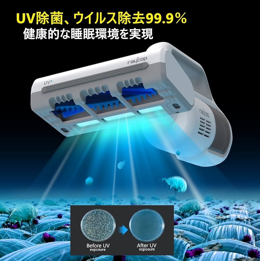 Amazon | レイコップ UV コードレス 布団クリーナー 2024年新型モデル