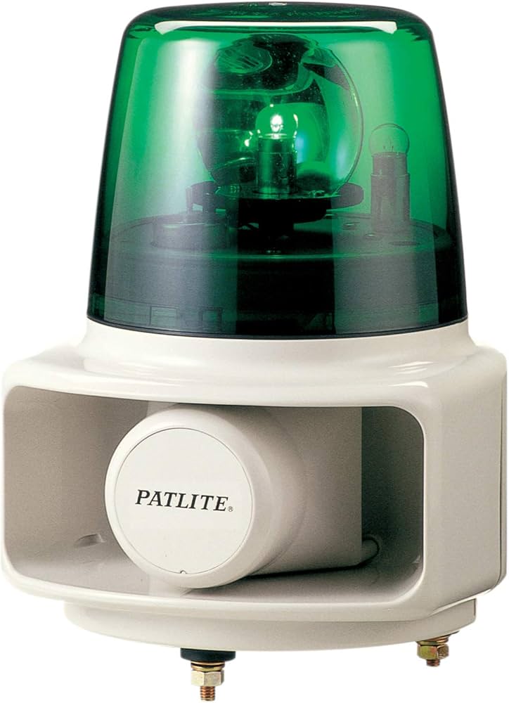 Amazon.co.jp: パトライト ホーンスピーカ一体型回転灯付電子音報知器