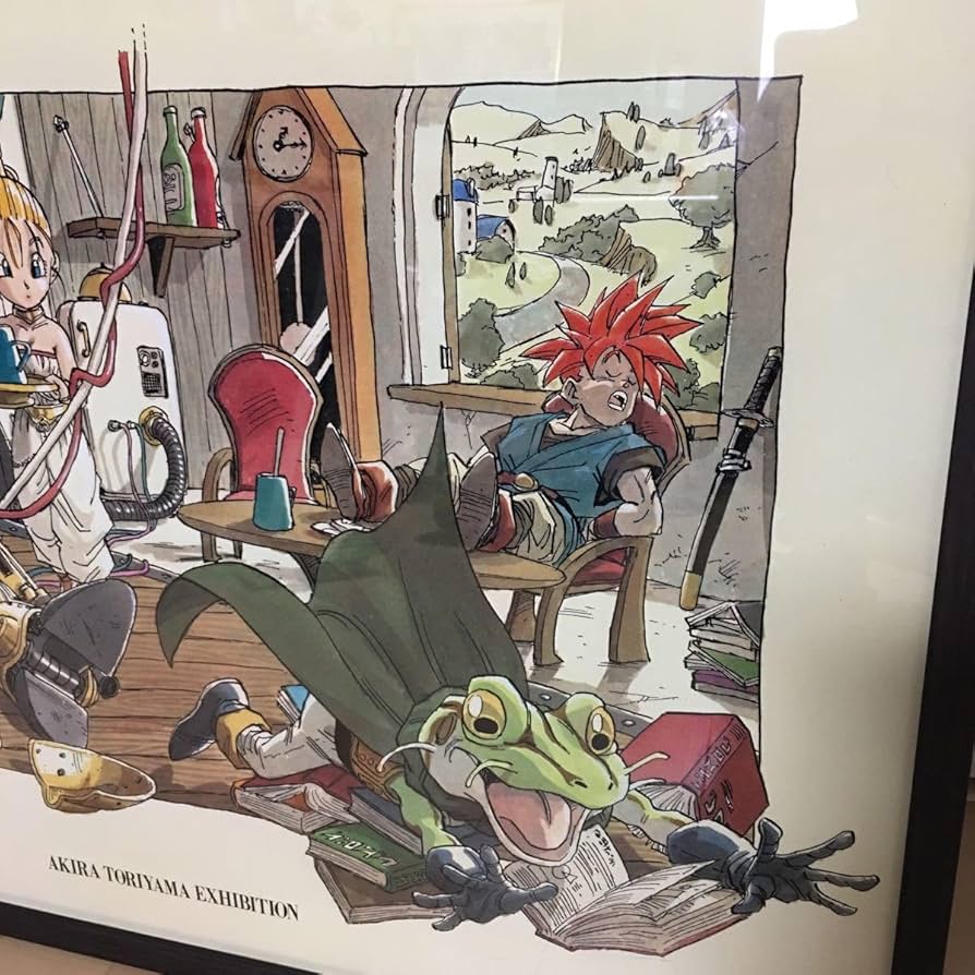 鳥山明の世界展 クロノトリガー 複製原画 ポスター B4 Eの封筒 鳥山明