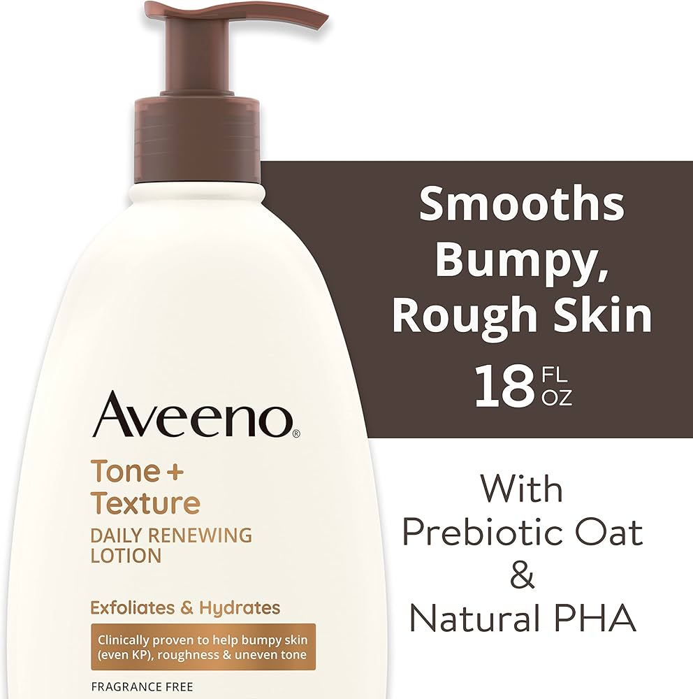 Amazon.com : Aveeno Tone + Texture Daily Renewing Body Lotion with