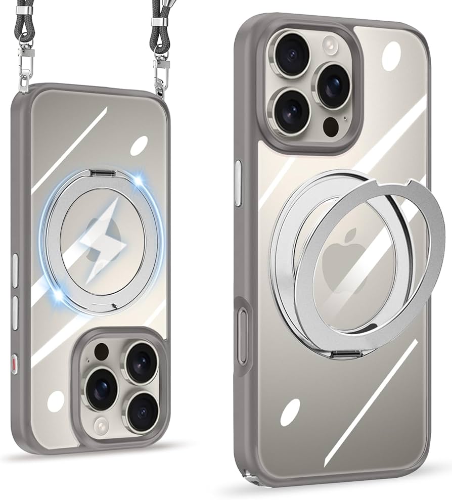 Amazon.co.jp: NISIILNG iPhone 16 Pro 用 ケース クリア ショルダー