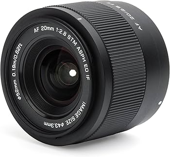 Amazon.com : Viltrox AF 20mm F2.8 Full Frame Lens for Sony E-Mount