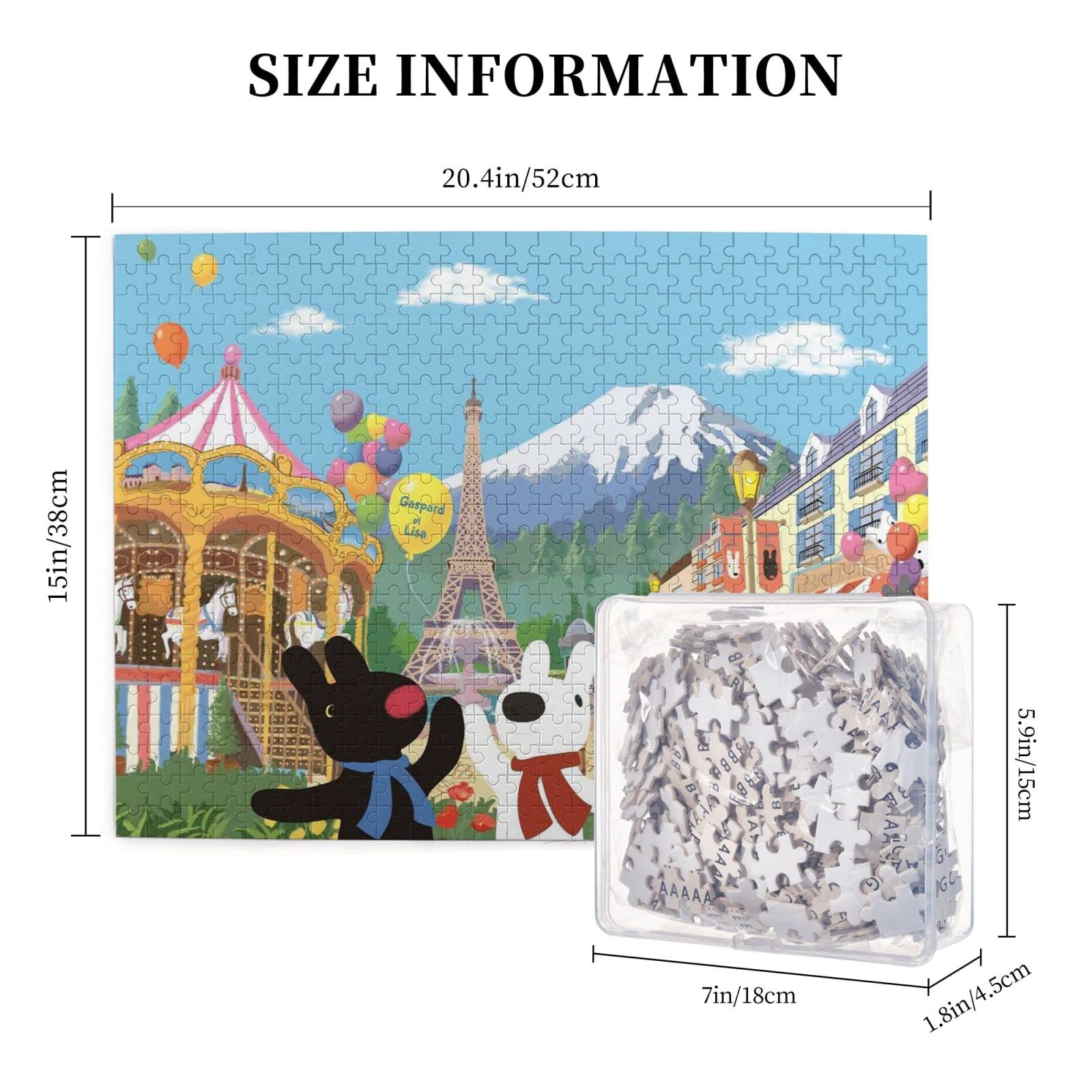 リサとガスパール 1000ピース ジグソーパズル おかしの家 新品未使用
