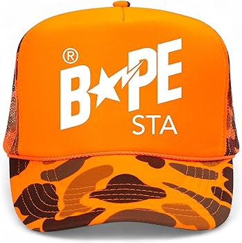 Bathing Ape Star Trucker Hat - Premium Snapback for Men and Women