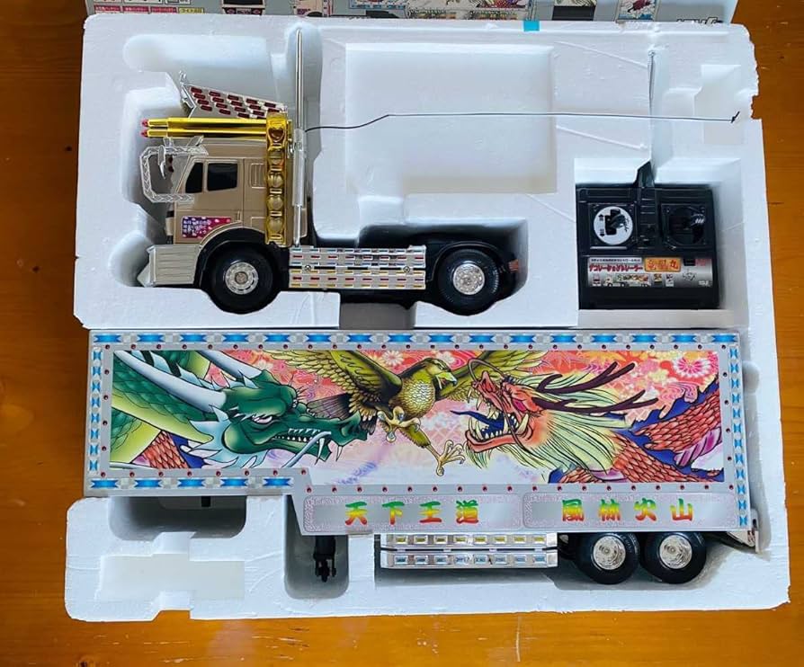 Amazon | RC 竜凰丸 デコトラ トレーラー ラジコン 現状 トイコー