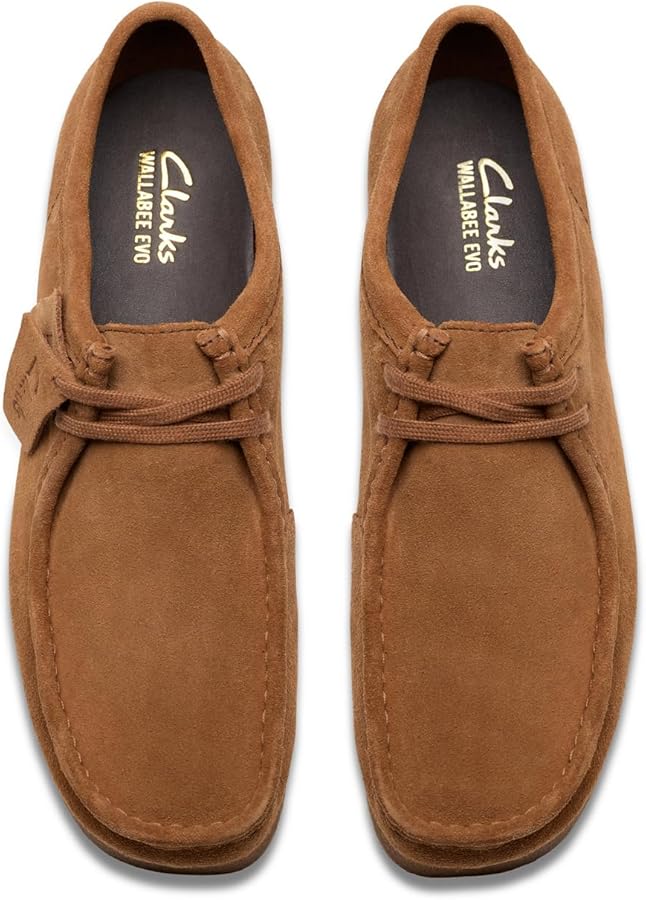 Amazon.com | Clarks Mens Wallabee EVO Brown Oxfords & Lace Ups