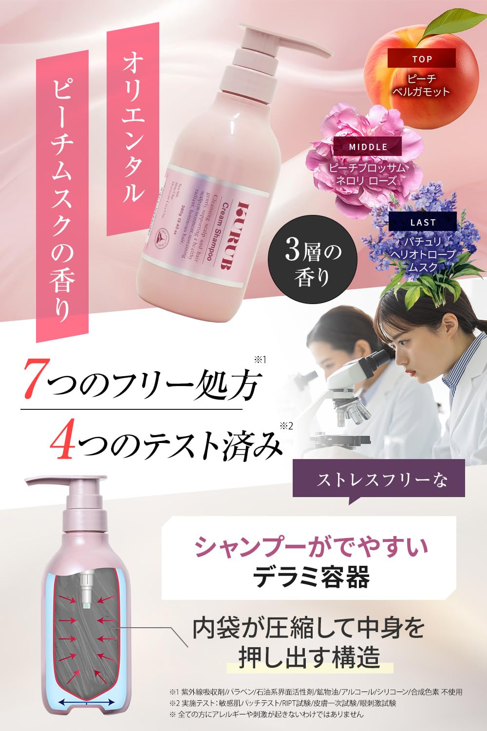 Amazon | KURUB クリームシャンプー 9役オールインワン クレイ