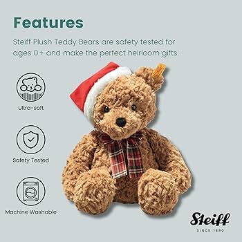 Amazon.co.jp: シュタイフ(Steiff) テディベア ジミー 「クリスマス