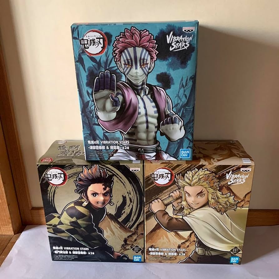 Amazon.co.jp: 鬼 滅 フィギュア 煉獄杏寿郎 竈門炭治郎 猗窩座 3点