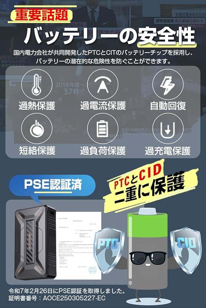 Amazon.co.jp: 【42V超高出力 40500mAh大容量バッテリー】作業着