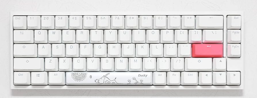 Amazon.com: Ducky One 2 SF RGB Pure White RGB LED 65% Double Shot