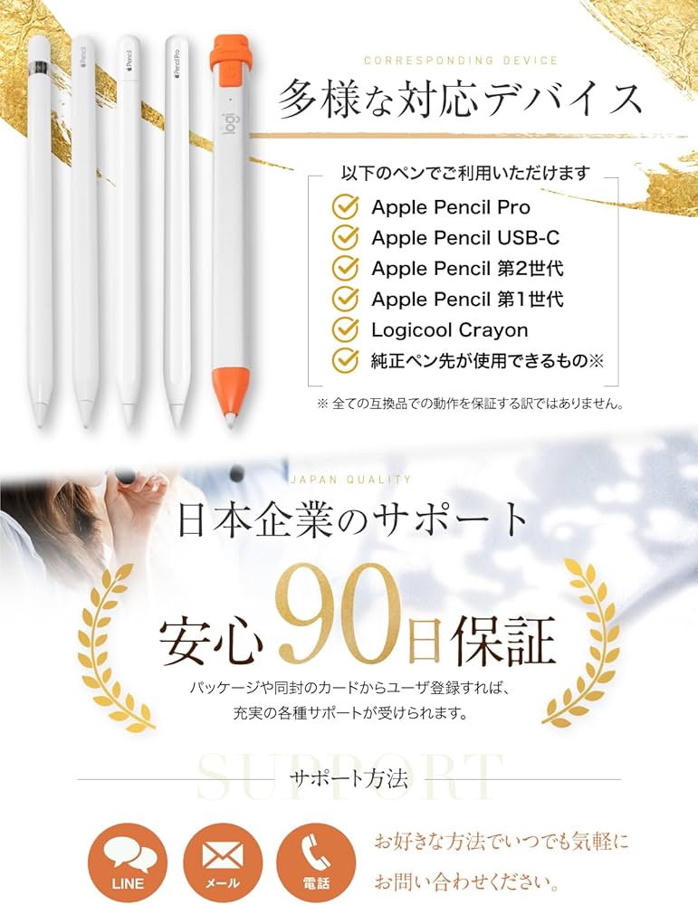 Amazon.co.jp: 匠彩【プロ推薦】 金属製 Apple Pencil ペン先 交換用