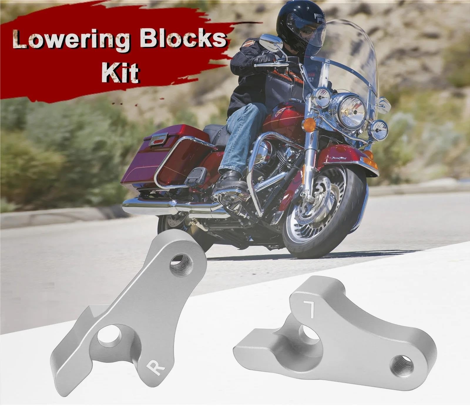 Amazon.co.jp: オートバイ用ローダウンリンク に適合する ハーレー に