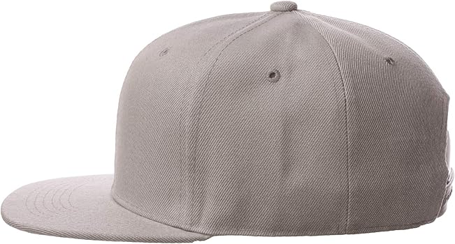 Classic Snapback Hat Custom A to Z Initial Letters, Light Grey Cap