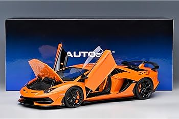 Amazon.com: Lambo SVJ Arancio Atlas Pearl Orange 1/18 Model Car by