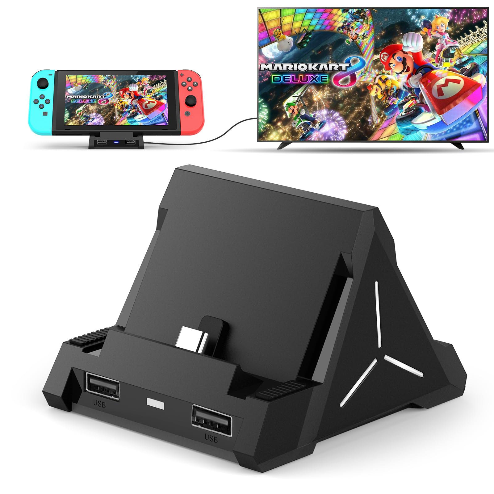 Amazon.com: ID CHINSION Dock for Nintendo Switch & Switch OLED
