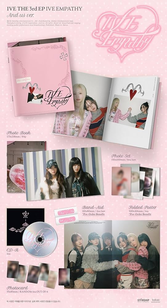 Amazon.co.jp: アイブ Ive Empathy 3rd EP アルバム [韓国盤] (3 ver