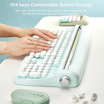 Amazon | YUNZII ACTTO B503 無線タイプライターキーボード レトロ