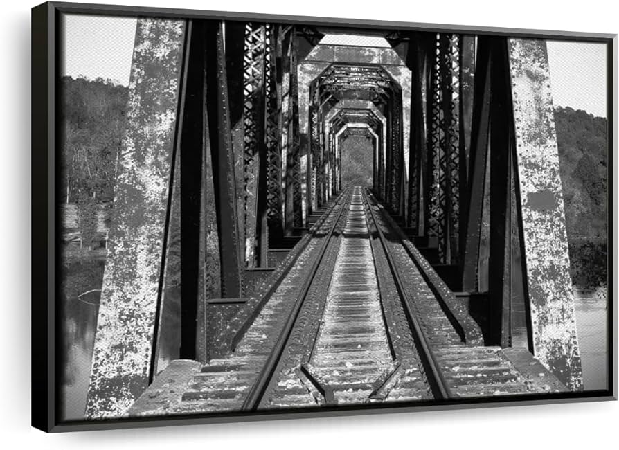 Amazon.com - ElephantStock Old Bridge Wall Art - Horizontal