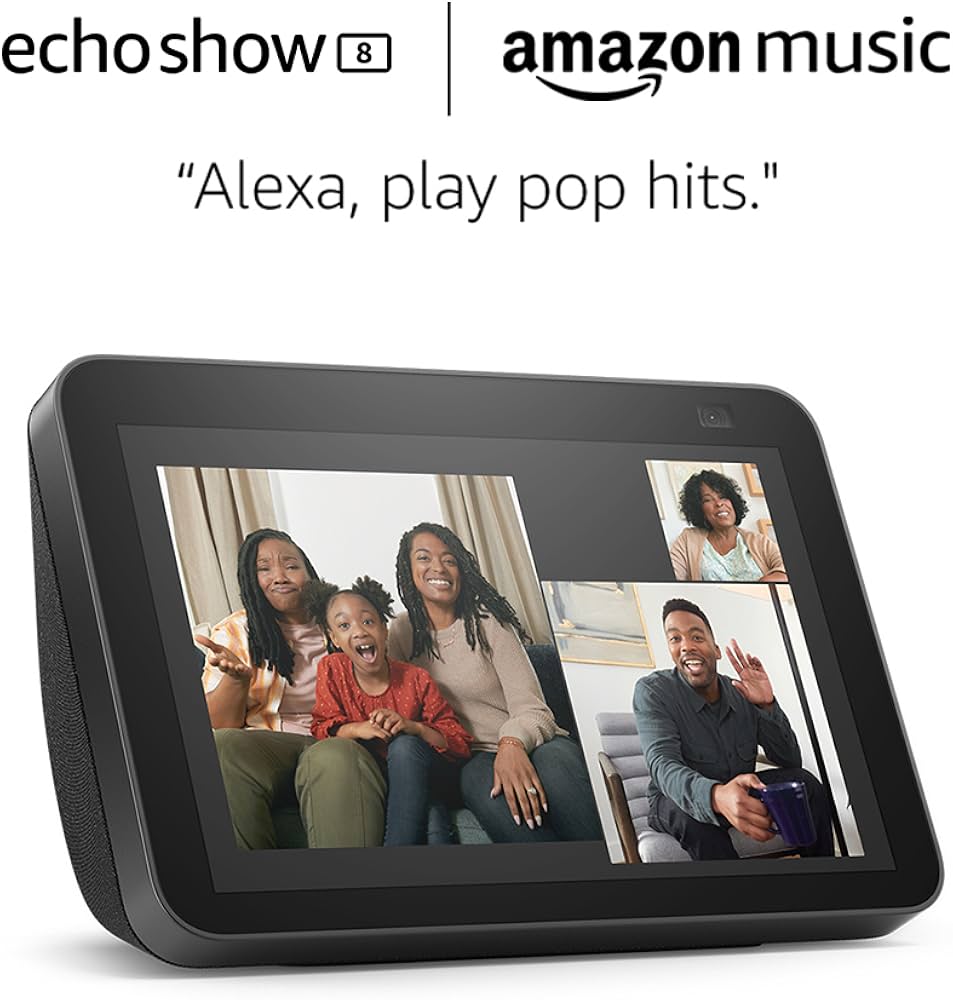 Amazon.com: Echo Show 8 (2nd gen) Charcoal and 6 months of Amazon