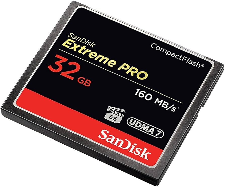 SanDisk Extreme Pro 32GB CompactFlash CF Memory Card for Canon EOS